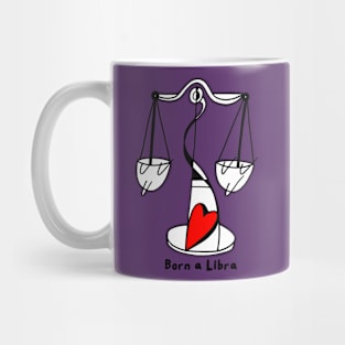 Born a Libra by Pollux Mug